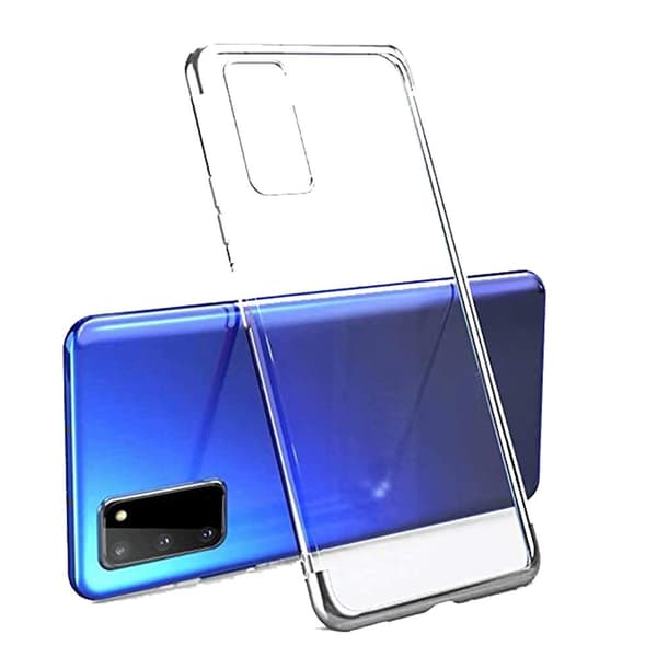 Samsung Galaxy S20 - Silikone etui FLOVEME Silver