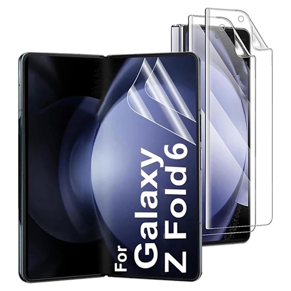 Samsung Galaxy Z Fold 6 - Komplett Hydrogelset för 360° Skydd!