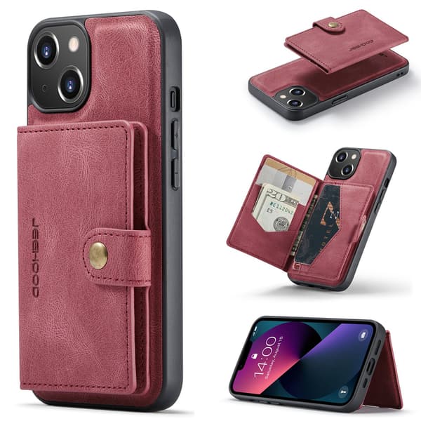 iPhone 13 - Kuori korttitaskulla Grön