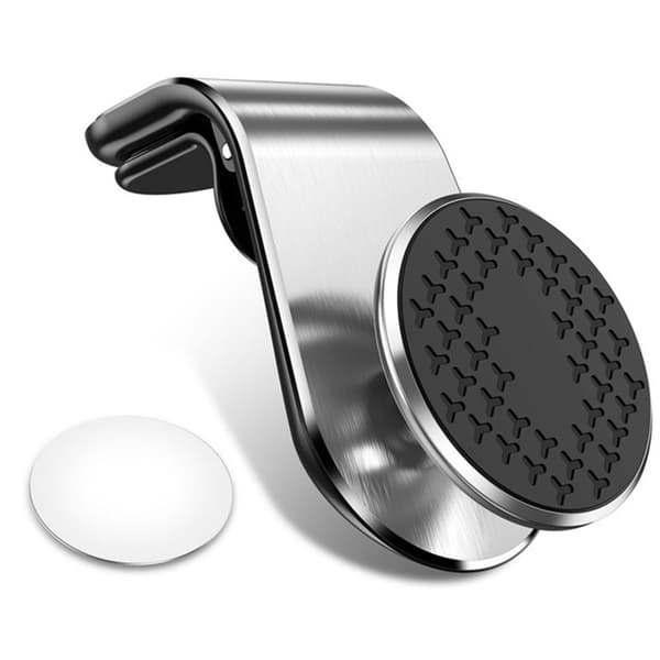 Säker Magnetisk Mobilhållare för Bil Silver
