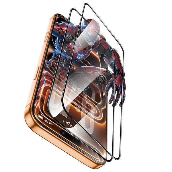 iPhone 17 2-Pack 2.5D Glas  Diskret & Effektivt Skydd Transparent