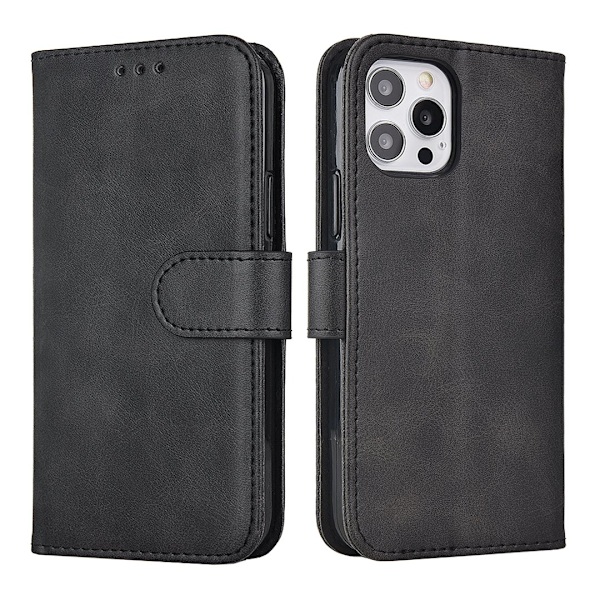 iPhone 14 Pro - (Floveme) Plånboksfodral Grå