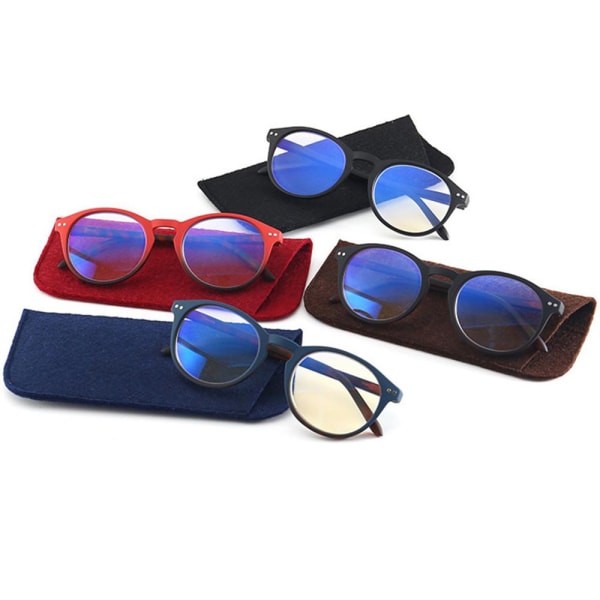 Komfortable briller med anti-blått lys Röd 3.5