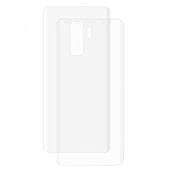 S9+ Skärmskydd Fram- & Baksida 9H Nano-Soft HD-Clear Transparent/Genomskinlig