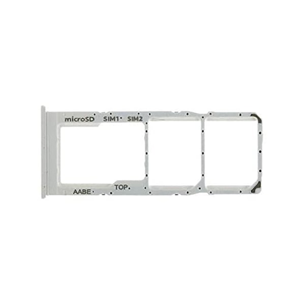 Samsung Galaxy A12 Reservdel Dual Sim-Kortläsare Silver