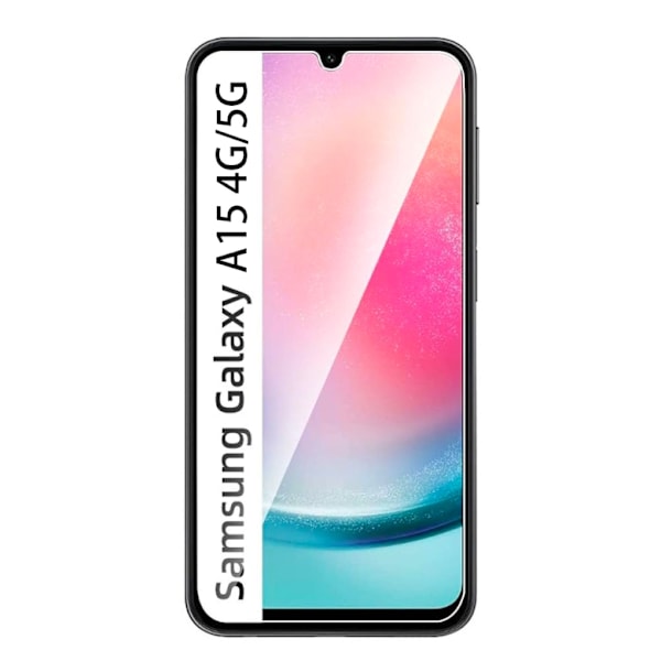 Samsung Galaxy A15 4G/5G - 9H Härdat Glas Skärmskydd