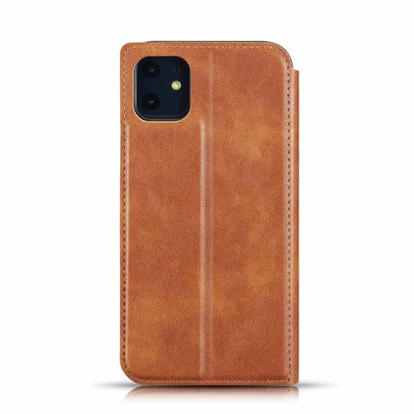 iPhone 11 - Praktiskt Retro Plånboksfodral Brown Brun