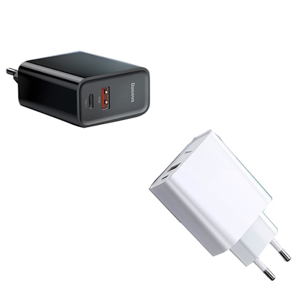 Effektfull Type-C USB Väggadapter BASEUS Svart Svart