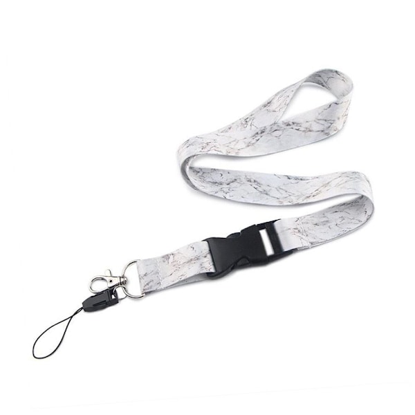 Marmor Design Nyckelband Vit