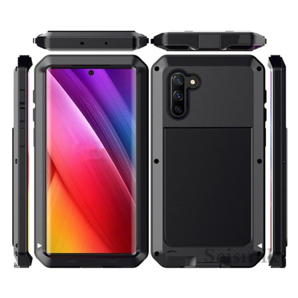 Samsung Galaxy Note10 - Skyddande HEAVY DUTY Skal Svart