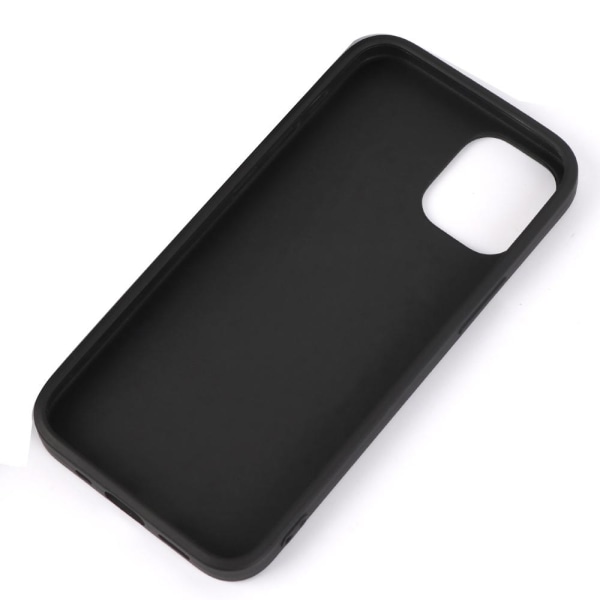 iPhone 12 - Mattbehandlat Skal Black Svart