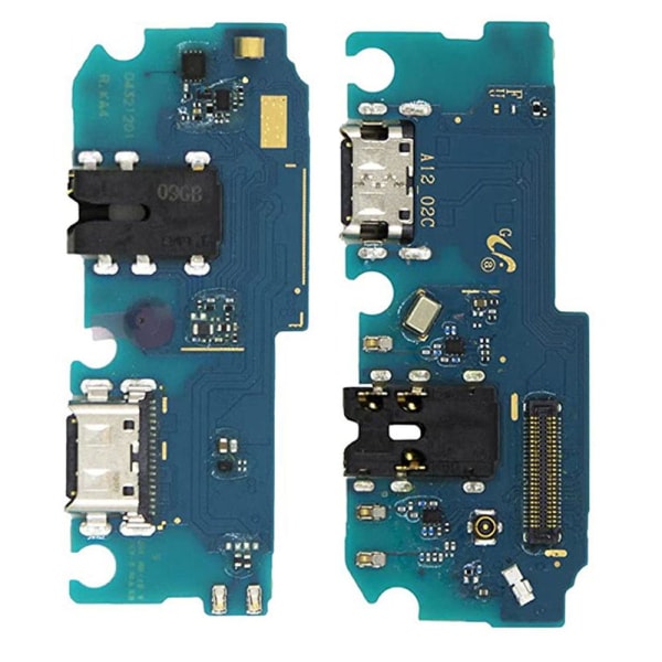 Laddningsport Reservdel Galaxy A12 Svart