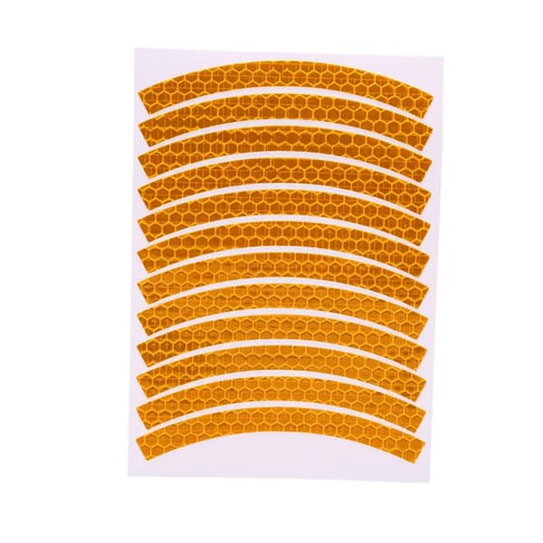 12-Pack Reflex Strips Vandafvisende Röd