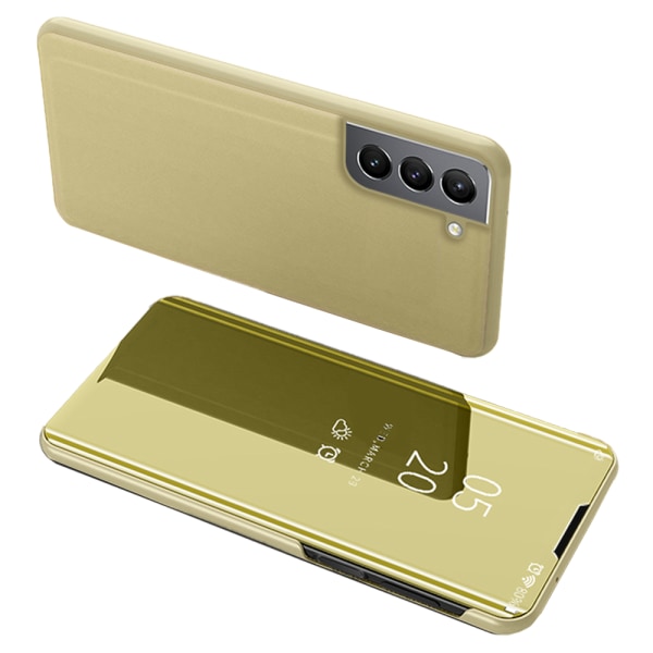 Samsung Galaxy S23 Plus - Stilrent Praktiskt Fodral Gold