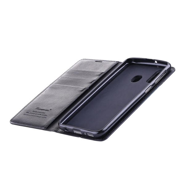 Samsung Galaxy A40 - Smart Effective Wallet Case (Hanman) Svart
