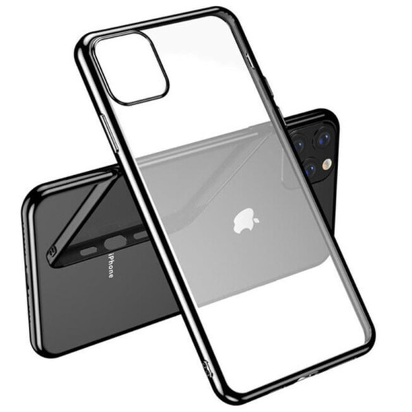 iPhone 11 Pro - Stilsäkert Effektfullt Silikonskal (LEMAN) Silver