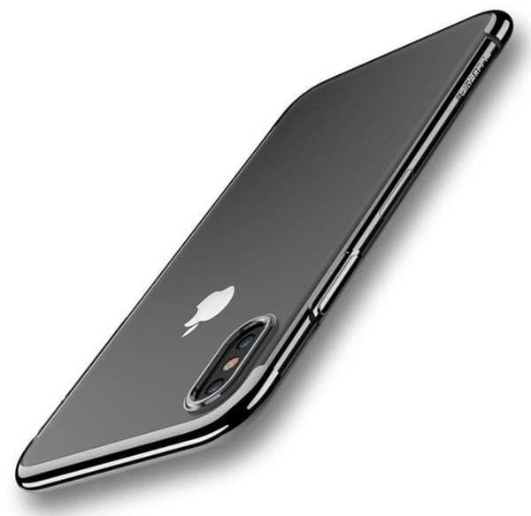 iPhone X - Elegant Silikonskal Från FLOVEME Guld