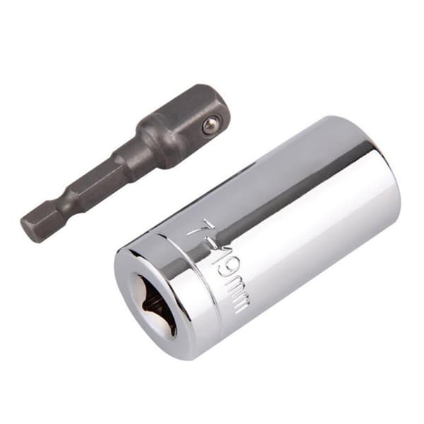 Universal Hylsnyckel Momentnyckel Silver