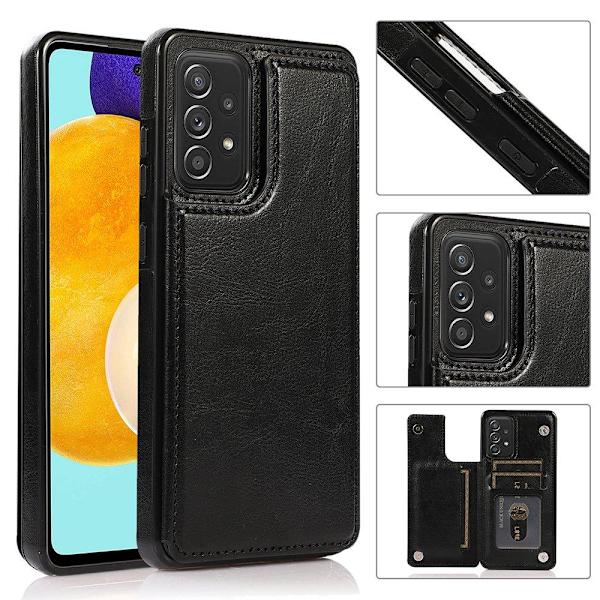 Samsung Galaxy A52 - NKOBEE Etui med kortholder Svart