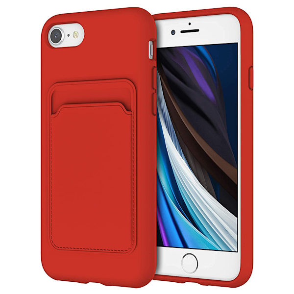 iPhone SE 2020 - Skal med Korthållare APRIKOS