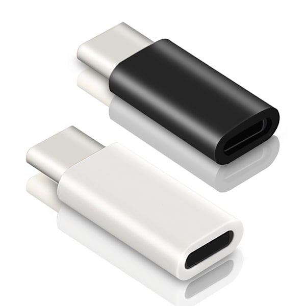 Adapter iPhone till USB-C USB 3.0 PLUG AND PLAY Svart