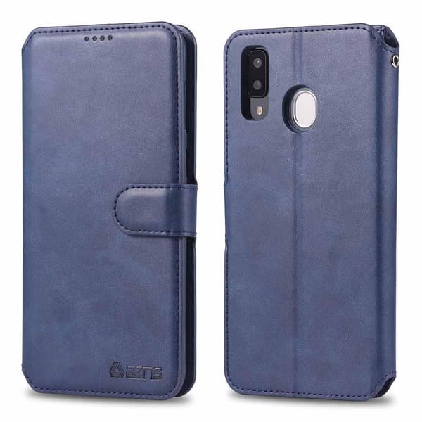Samsung Galaxy A20E - Stilrent Pungeetui (AZNS) Grå