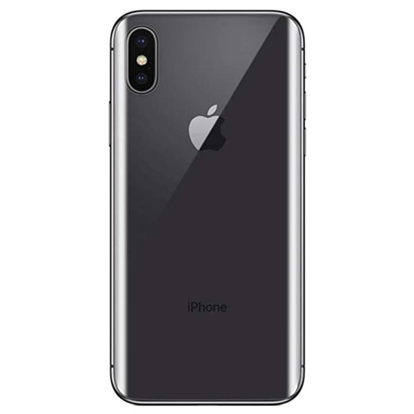 iPhone X/XS 2-PACK skjermbeskytter foran og bak 9H Nano-Soft Transparent/Genomskinlig