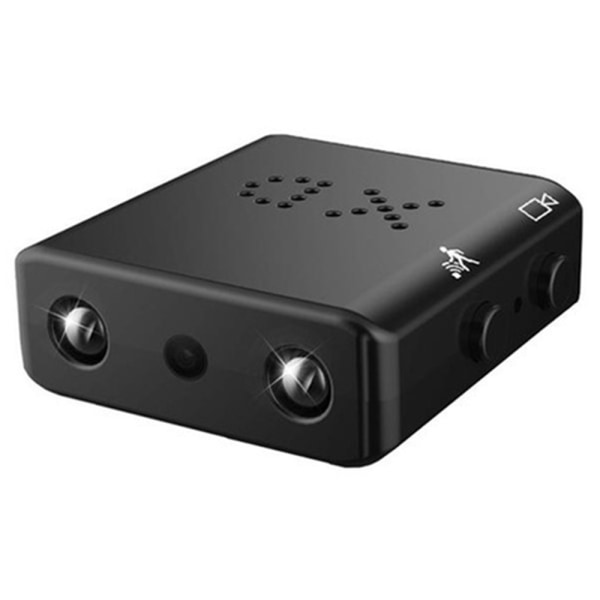 Mini højkvalitets HD-overvågningskamera Svart