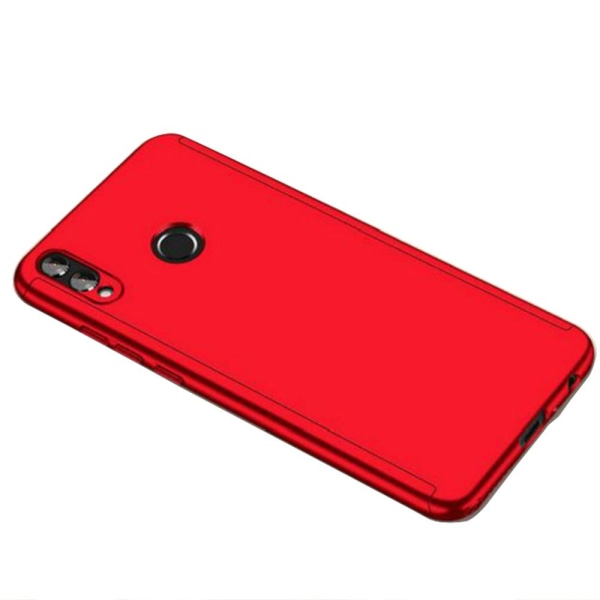Huawei P30 Lite - Stötdämpande Exklusivt 360 Fodral (FLOVEME) Röd