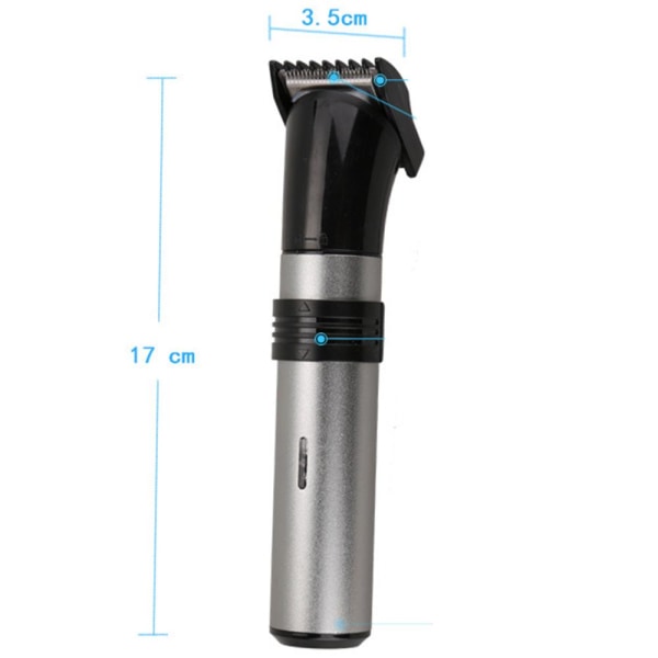Effektfull Skägg Trimmer (DINGLING) Silver