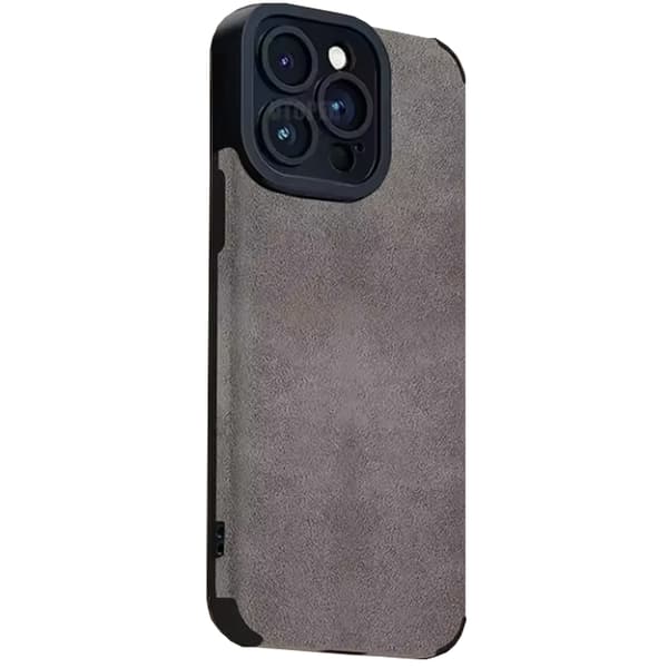 iPhone 16 Pro Max  Skydd med lyxig känsla Svart