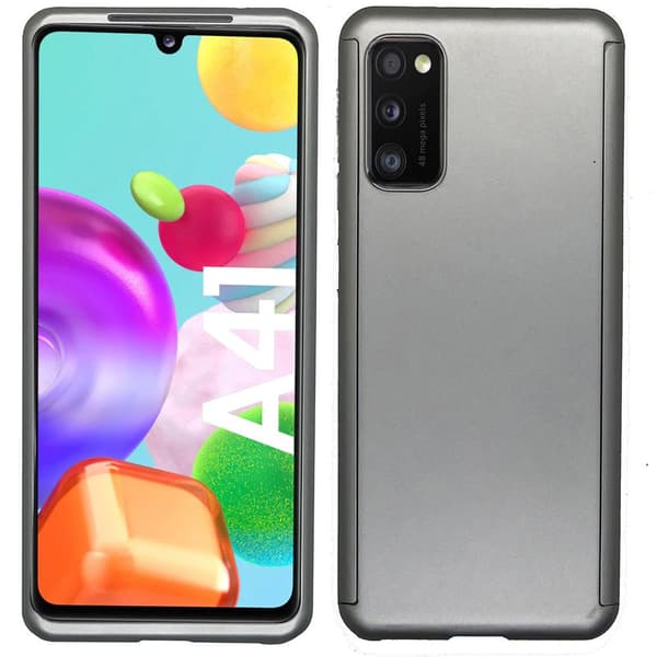 Samsung Galaxy A41 - Dubbelskal (FLOVEME) Blå Blå