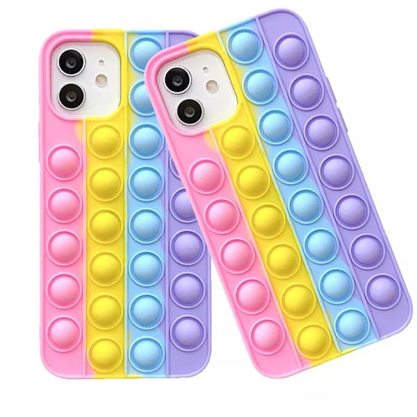 iPhone 11 - Fidget Pop It Skyddsskal i Silikon Gul