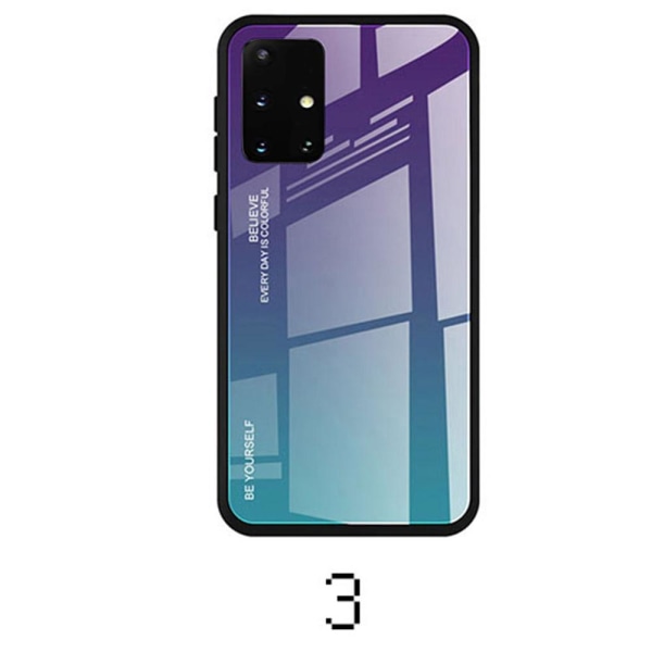Samsung Galaxy A71 - Elegant Skyddsskal NKOBEE Purple 3