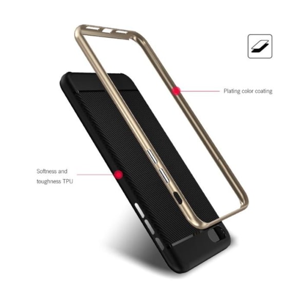iPhone 8 - NANO-HYBRID-Stötdämpande skal från FLOVEME Röd
