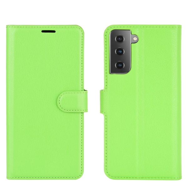 Samsung Galaxy S21 - Plånboksfodral Grön