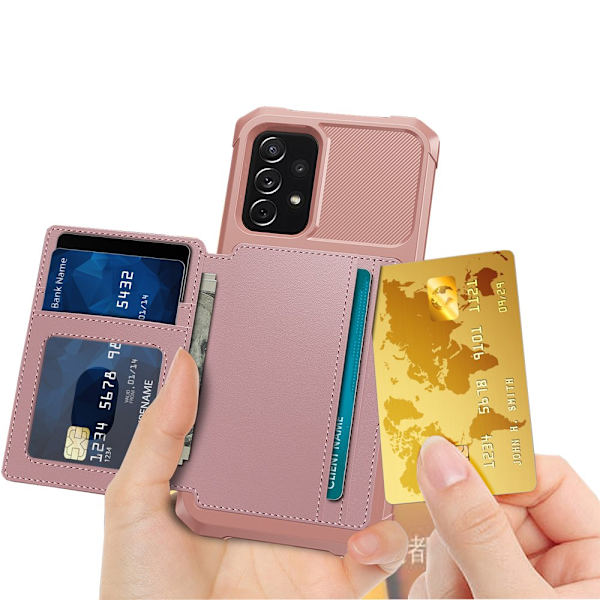 Samsung Galaxy A53 5G - Etui med kortholder Grön
