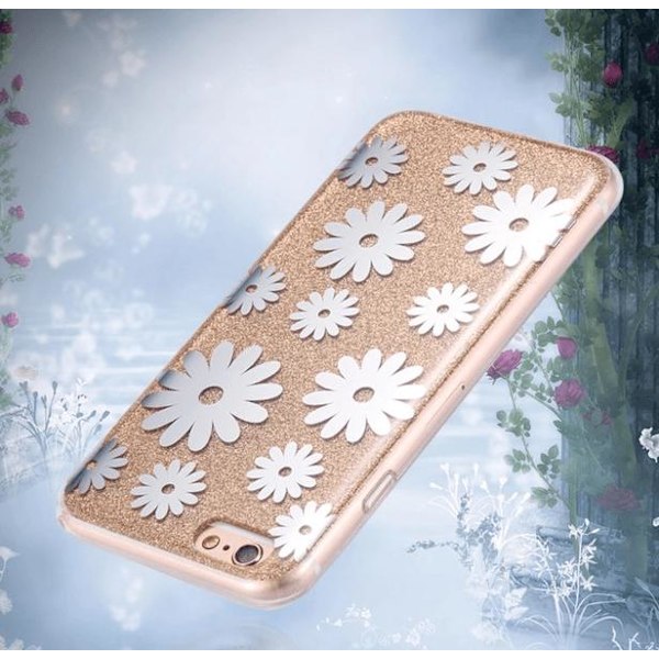 iPhone 6/6S Stilrent Crystalflower-skal från FLOVEME ORIGINAL Grå