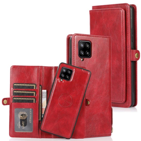 Samsung Galaxy A42 - Stilfuldt 2-1 Wallet etui Röd