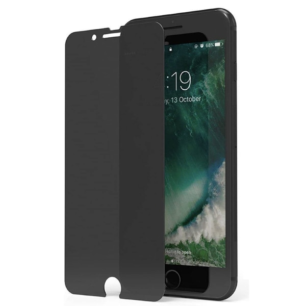 3-PACK iPhone 7 Plus Anti-Spy -näytönsuoja HD 0,3 mm Svart