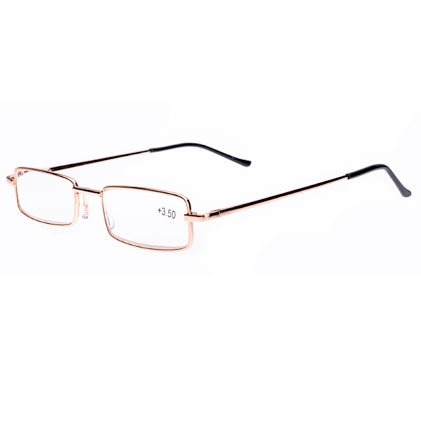 Lukulasit vahvuuksilla (+1.0-+4.0) Kannettava metallikotelo UNISEX Guld +2.75
