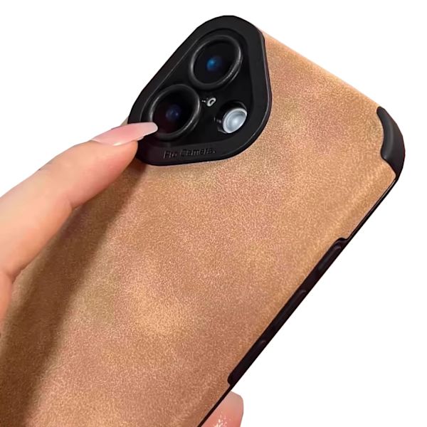iPhone 16 Plus  Silikonskal med Maxat Grepp och Linskydd Blå