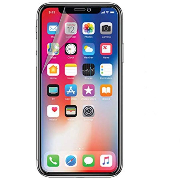 iPhone XR 3-PACK skjermbeskytter 9H Nano-Myk Skjerm-Fit HD-Klar Transparent/Genomskinlig