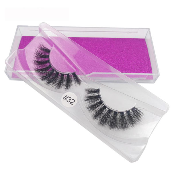 HotPink-Shadow Handgjorda fransar av 3D-Minkhår (Patie-Minerals) 31
