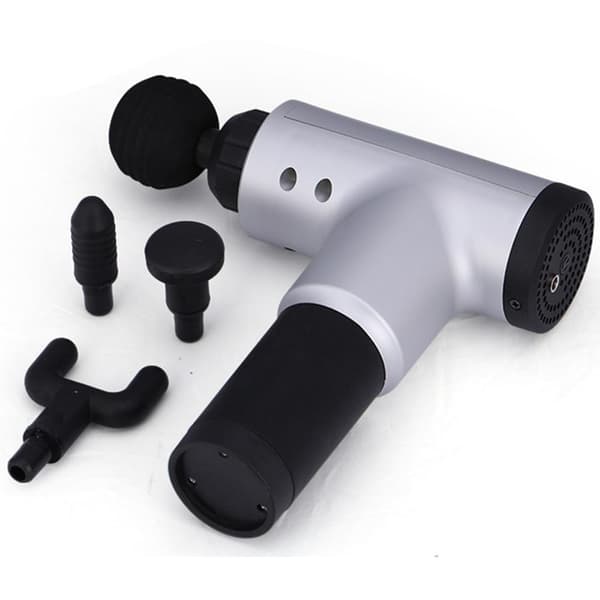Massage Pistol för Muskler Silver