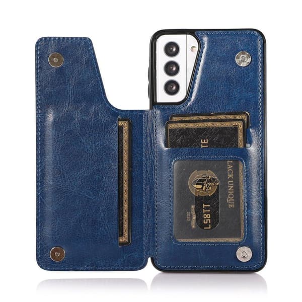Samsung Galaxy S21 - Etui med kortholder Vit