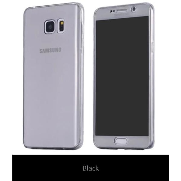 Samsung Galaxy J7 2017 Dubbelt Silikonfodral (TOUCHFUNKTION) Blå