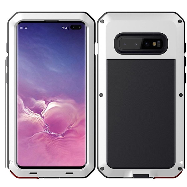 Samsung Galaxy S10 - Stilsäkert Skal i Aluminium Svart Svart