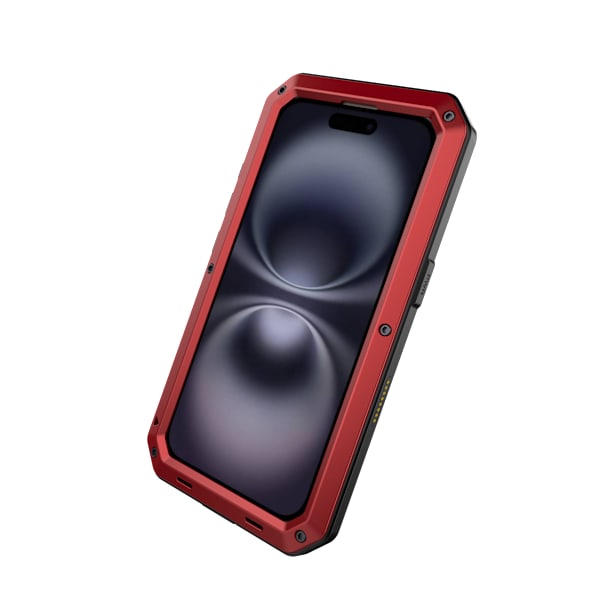 iPhone 16 - HEAVY DUTY - Extremt Stötsäkert Skydd Svart