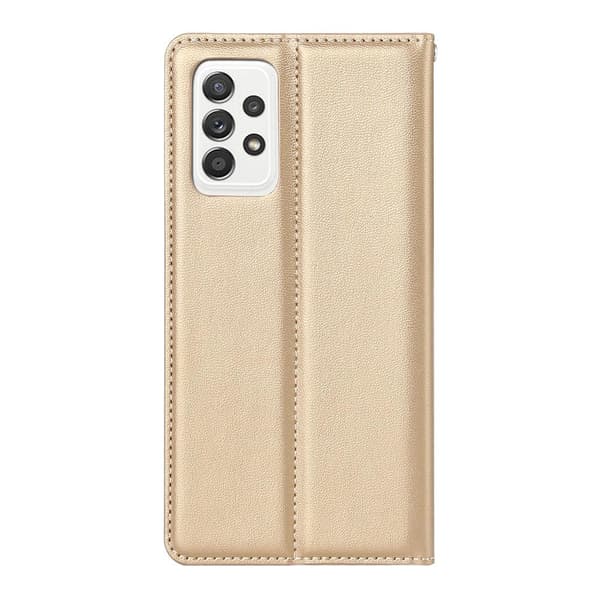 Samsung Galaxy A72 - Hanman Plånboksfodral Guld